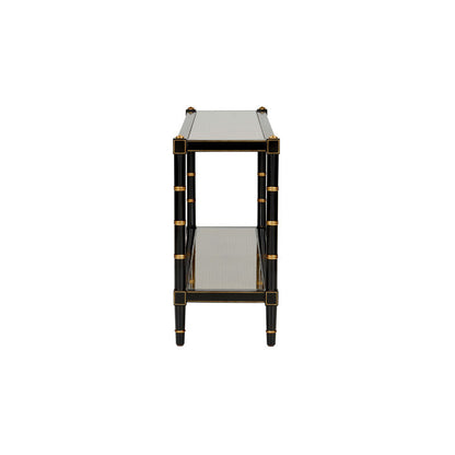 Conner Cane Bamboo-Inspired Legs Console Table