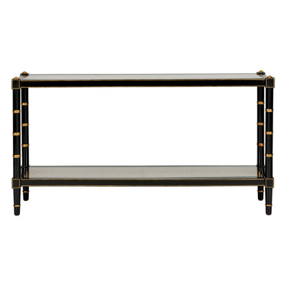 Conner Cane Bamboo-Inspired Legs Console Table