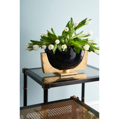 Conner Natural Caned Shelf Rectangular End Table