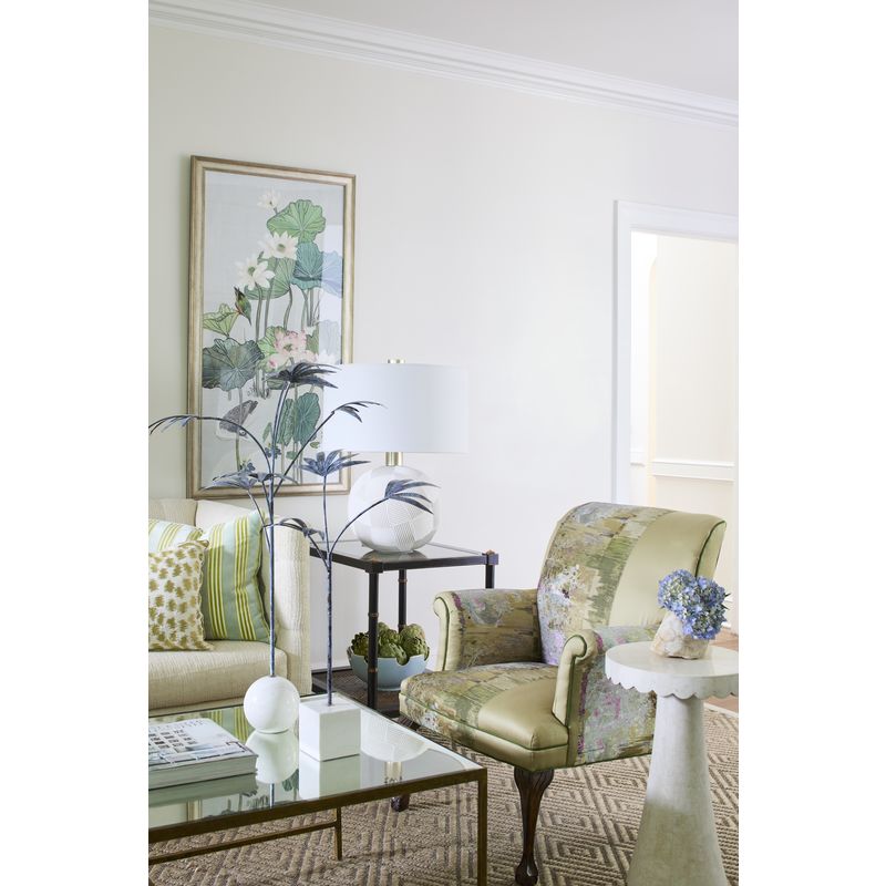 Conner Natural Caned Shelf Rectangular End Table