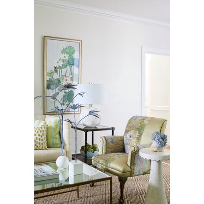 Conner Natural Caned Shelf Rectangular End Table