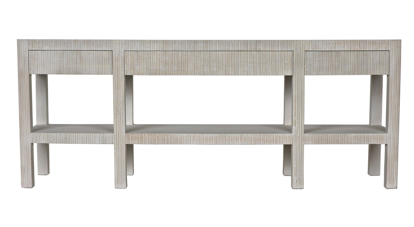 Conrad Console, White Wash-Console Tables-Noir-Sideboards and Things