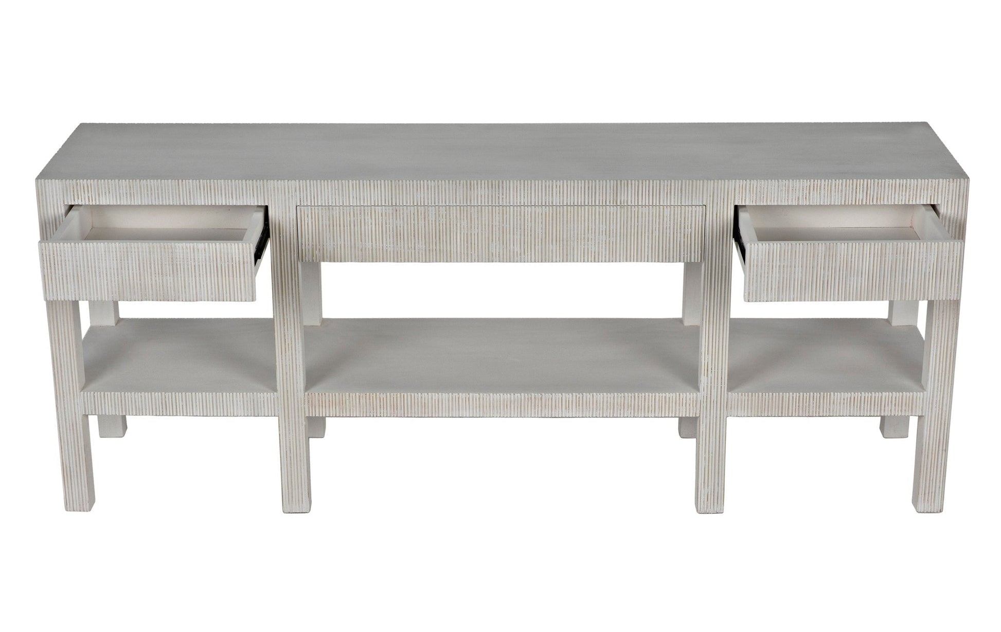 Conrad Console, White Wash-Console Tables-Noir-Sideboards and Things