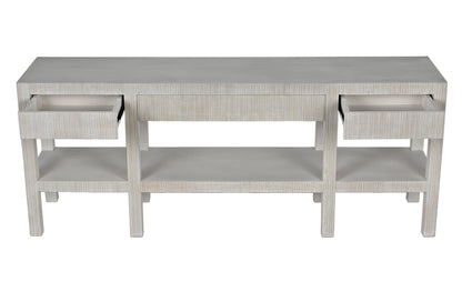 Conrad Console, White Wash-Console Tables-Noir-Sideboards and Things