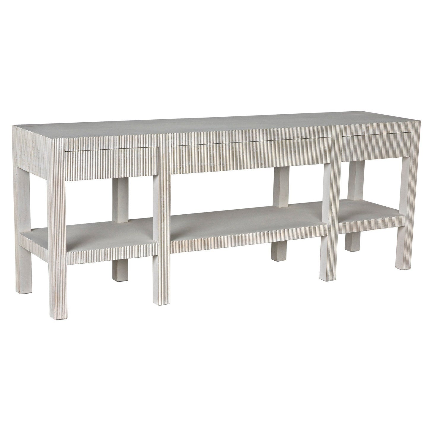 Conrad Console, White Wash-Console Tables-Noir-Sideboards and Things