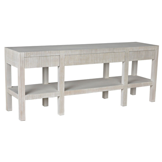 Conrad Console, White Wash-Console Tables-Noir-Sideboards and Things