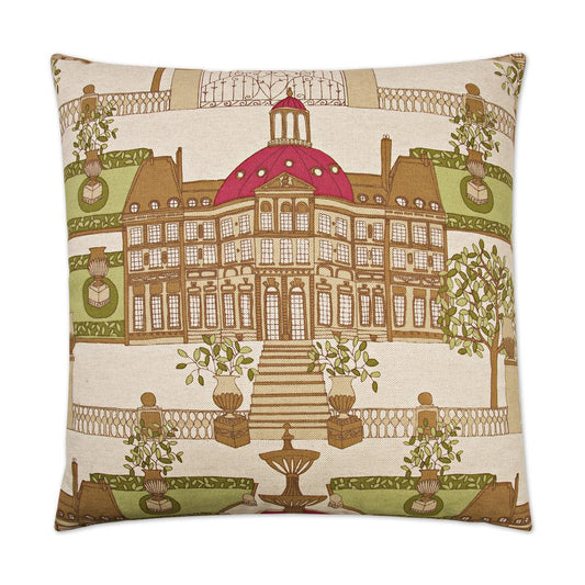 D.V. Kap Conservatory Ruby Red Throw Pillow Insert