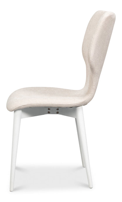 Sarreid Contour Performance Fabric Armless Dining Chair