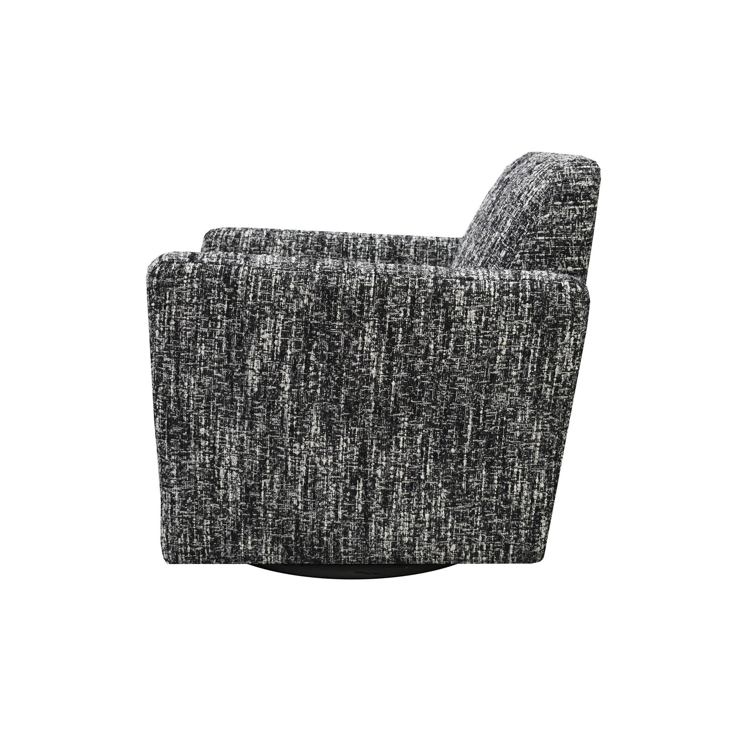 LH Home Cooper Leather Swivel Club Chair