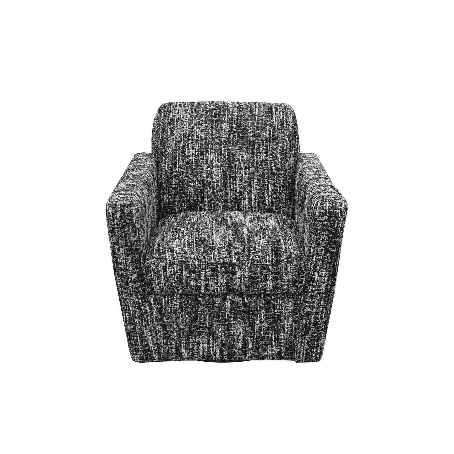 LH Home Cooper Leather Swivel Club Chair
