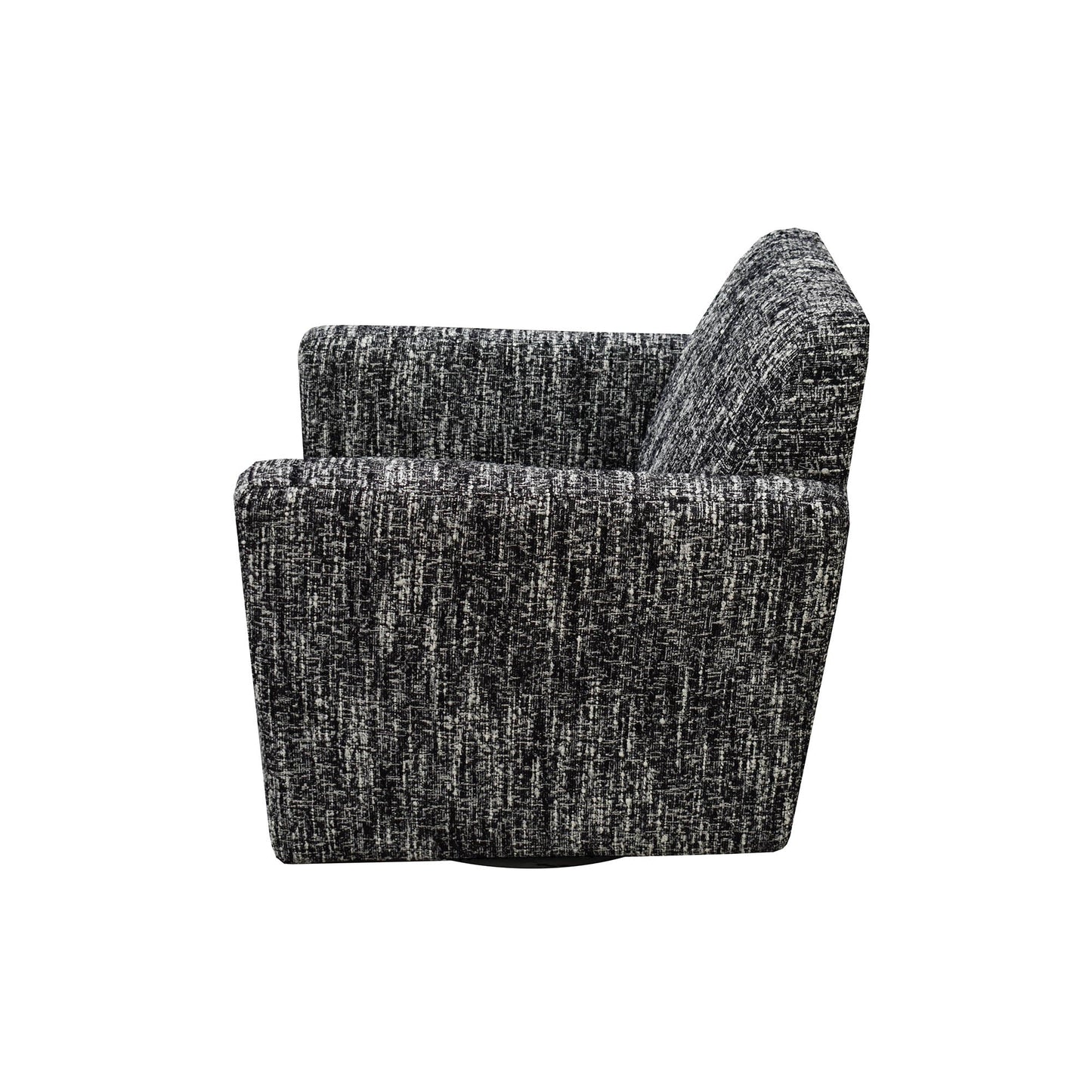 LH Home Cooper Leather Swivel Club Chair