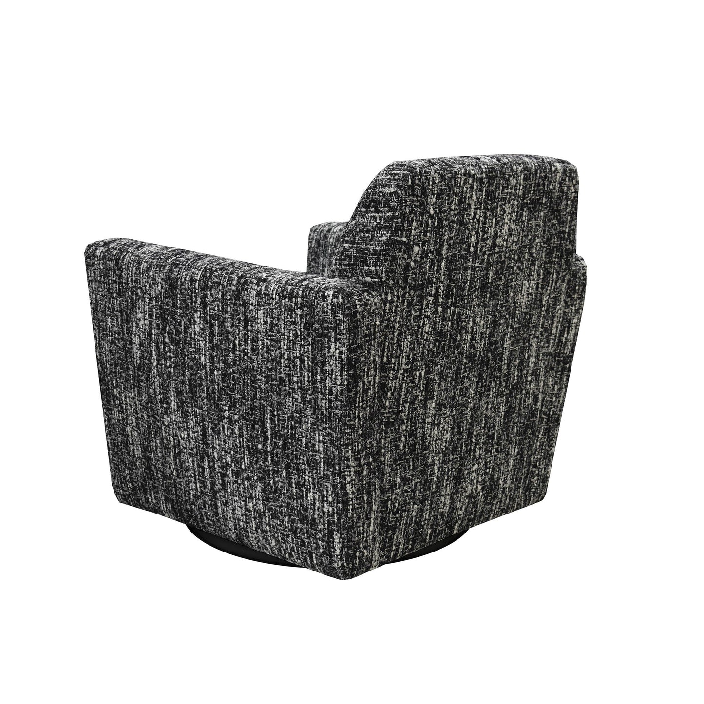 LH Home Cooper Leather Swivel Club Chair