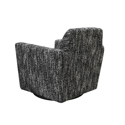LH Home Cooper Leather Swivel Club Chair