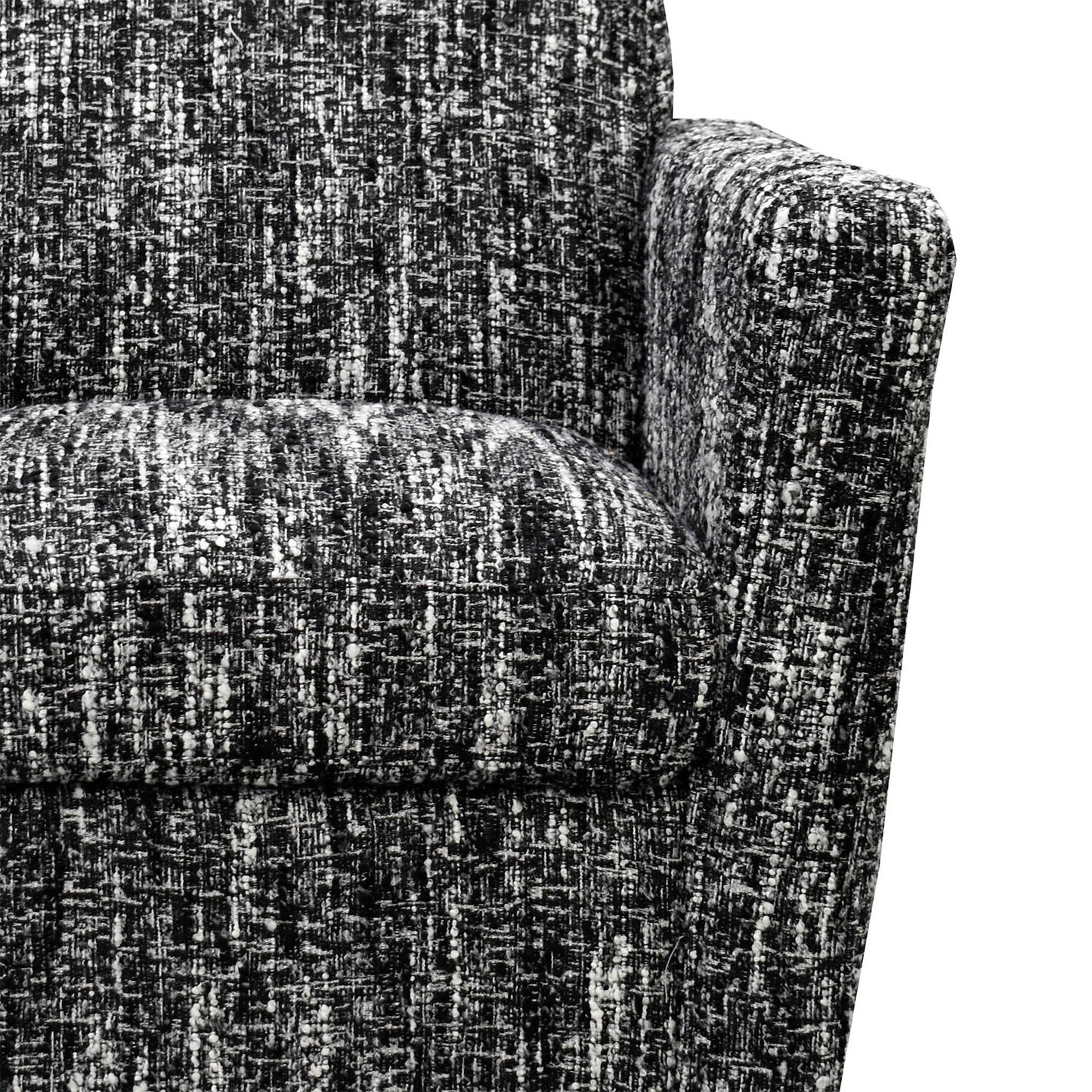 LH Home Cooper Leather Swivel Club Chair