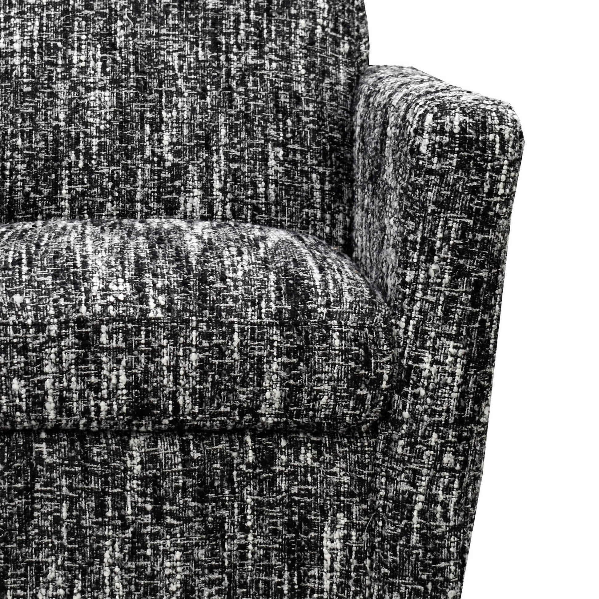 LH Home Cooper Leather Swivel Club Chair