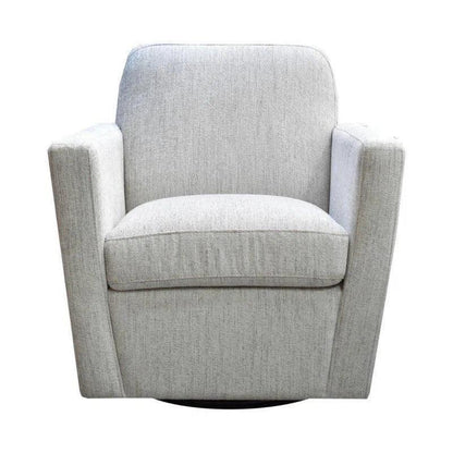 LH Home Cooper Leather Swivel Club Chair
