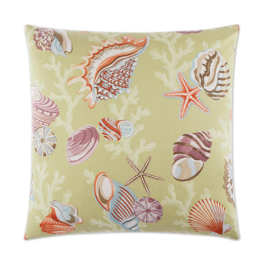 D.V. Kap Coral Beach Multi Color Throw Pillow Insert