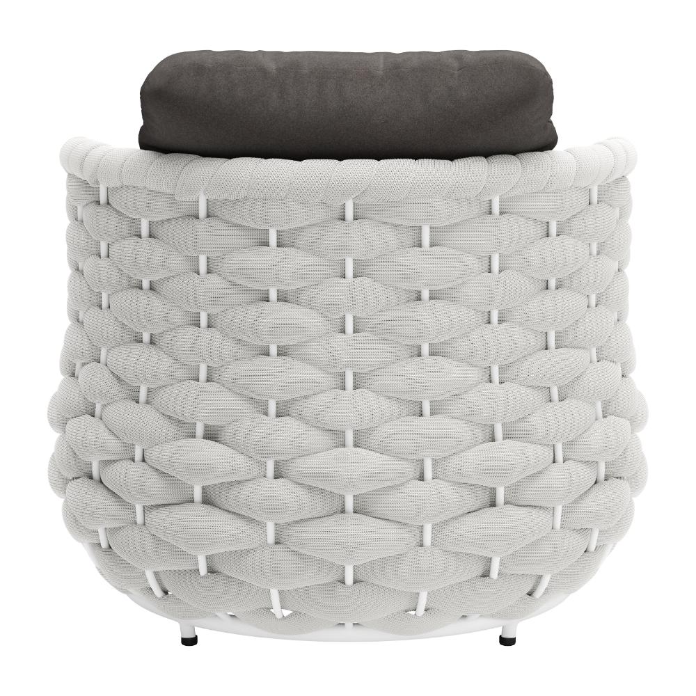 Zuo Modern Coral Reef Accent Chair Gray