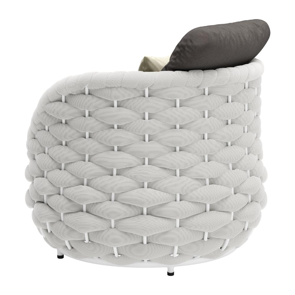 Zuo Modern Coral Reef Accent Chair Gray