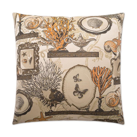 D.V. Kap Coral Shelf Multi Color Throw Pillow Insert