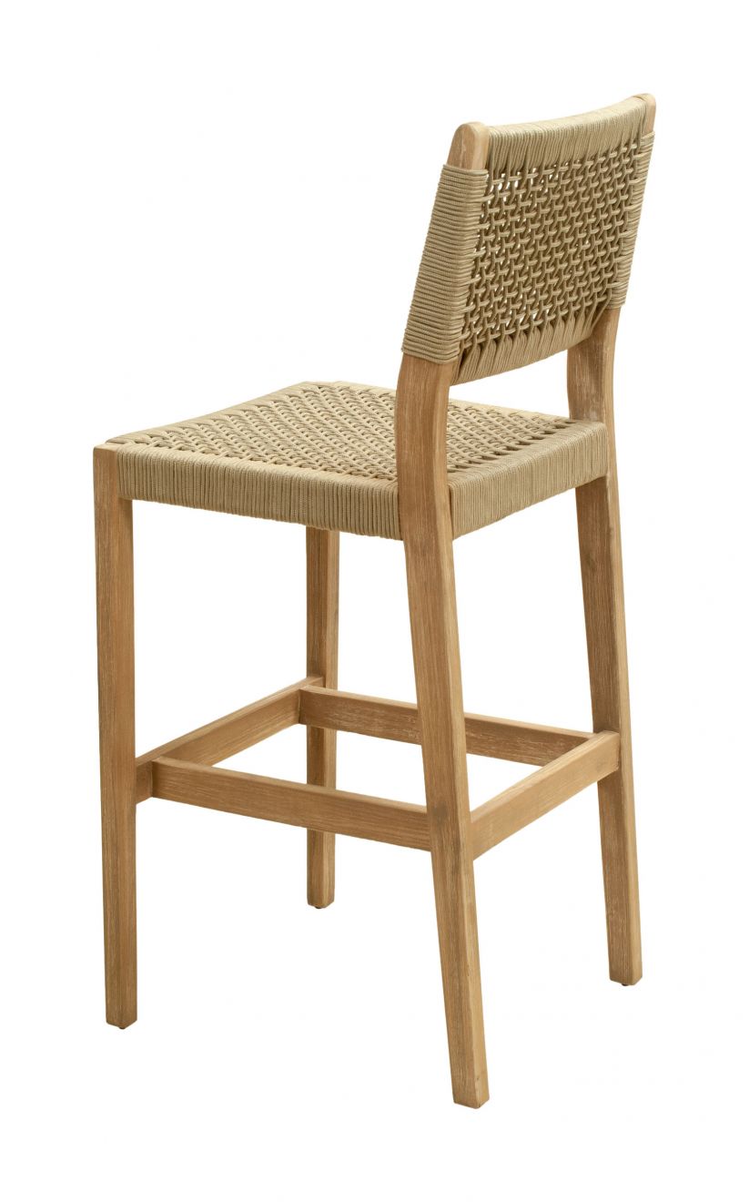 Zuo Modern Corde Olefin Fabric Outdoor Barstool