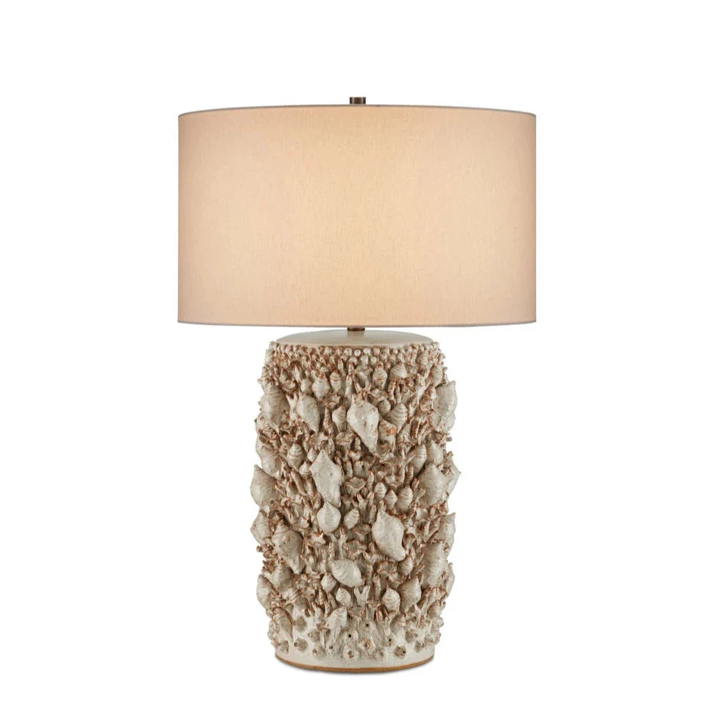 Corfu Ivory Coastal Textured Design Table Lamp