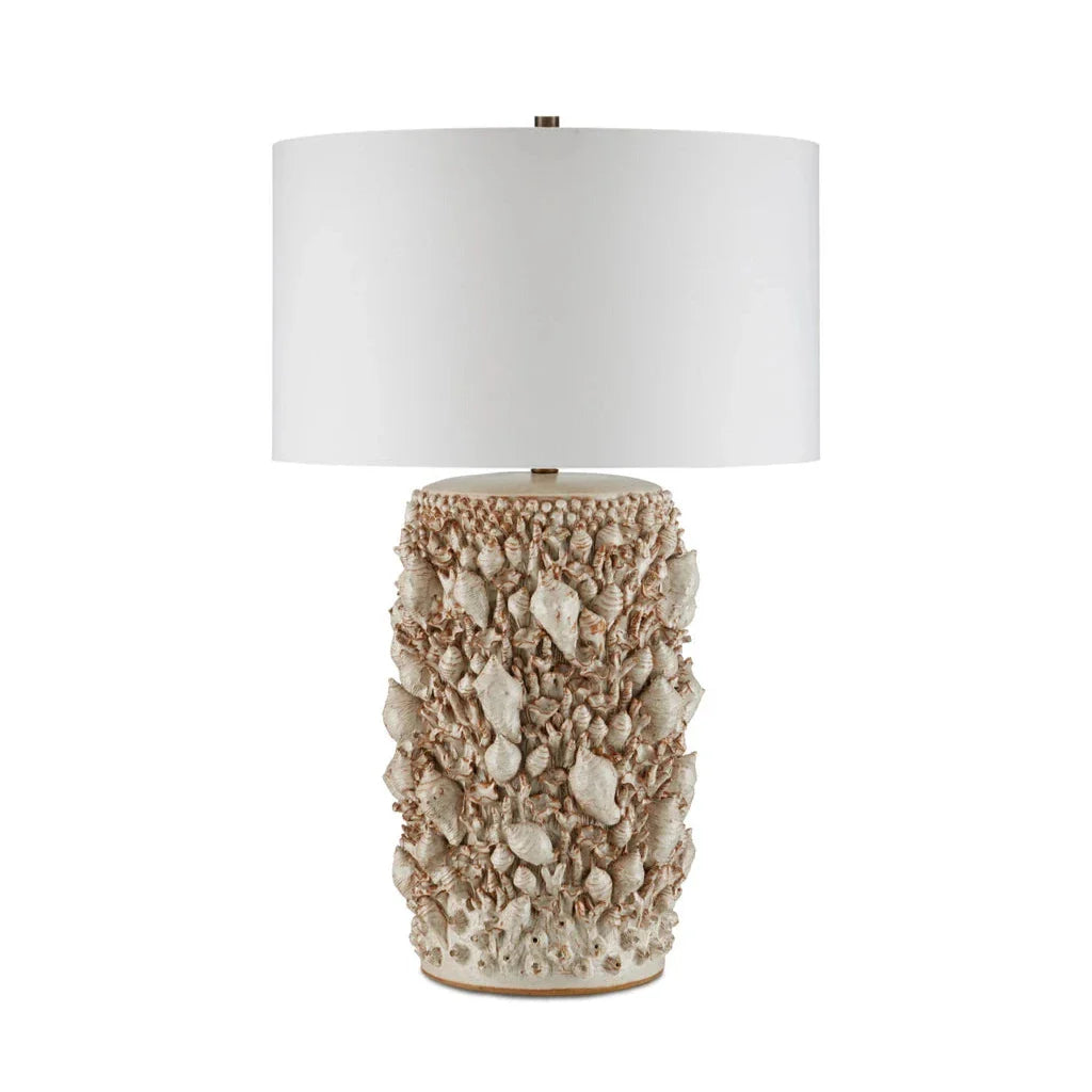 Corfu Ivory Coastal Textured Design Table Lamp