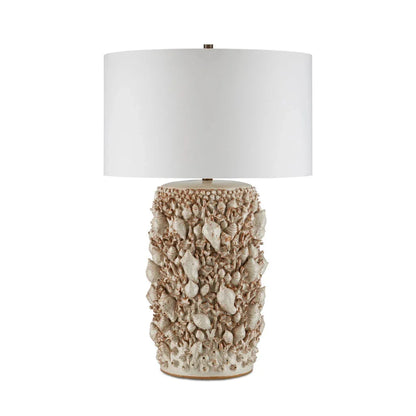 Corfu Ivory Coastal Textured Design Table Lamp