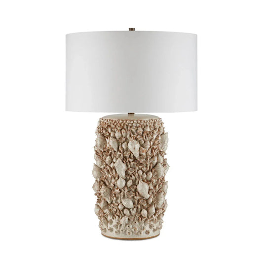 Corfu Ivory Coastal Textured Design Table Lamp