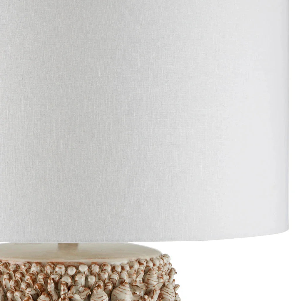 Corfu Ivory Coastal Textured Design Table Lamp