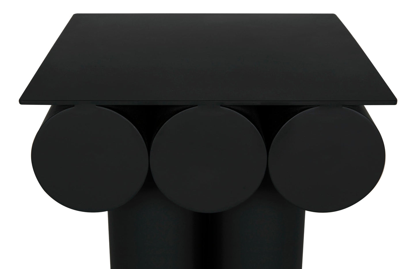 Corinthien Side Table, Metal-Side Tables-Noir-Sideboards and Things