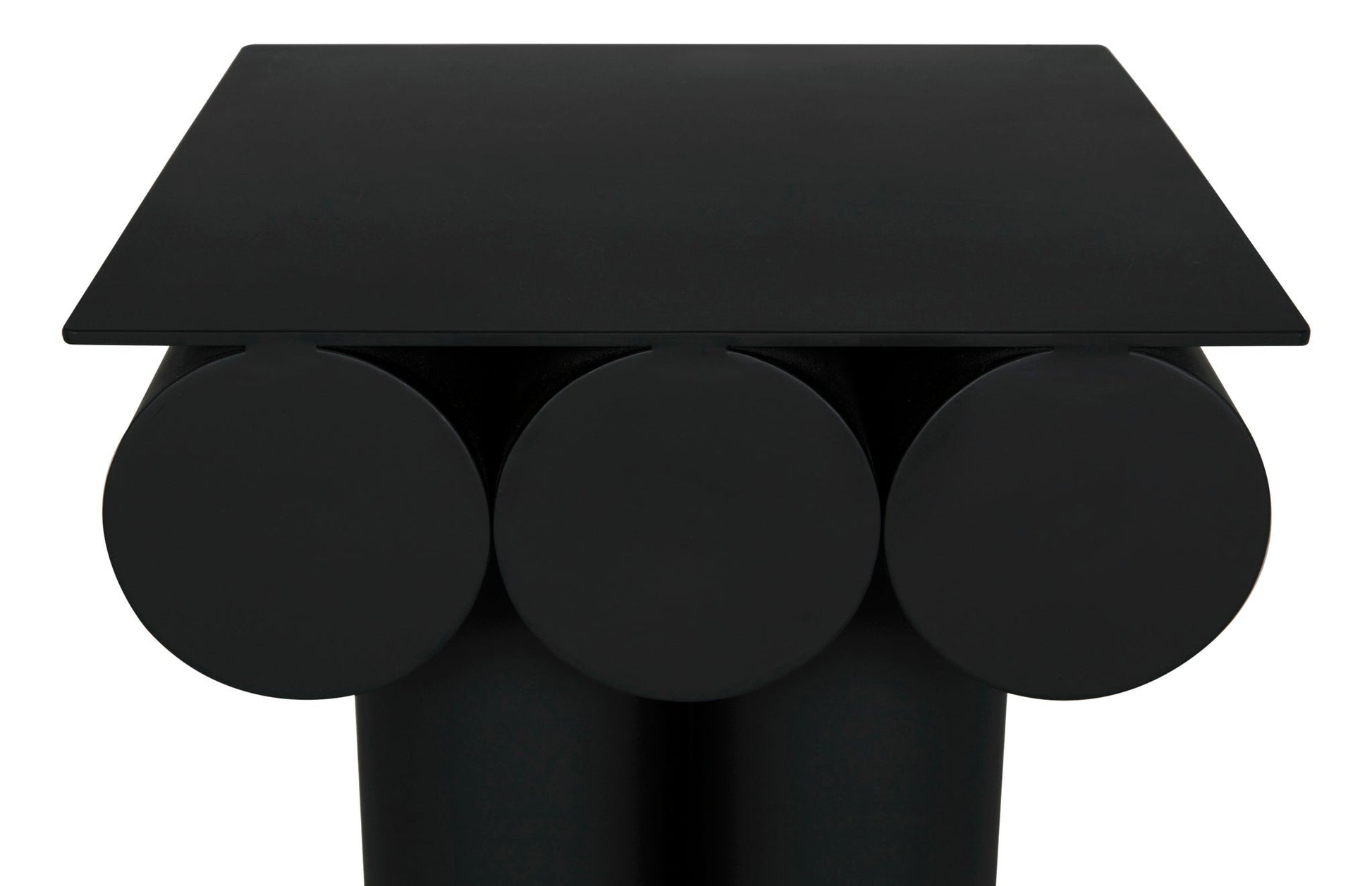 Corinthien Side Table, Metal-Side Tables-Noir-Sideboards and Things