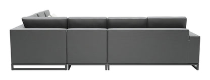 Corona del Mar Modular Sectional Set Black-Sectionals-Zuo Modern-LOOMLAN