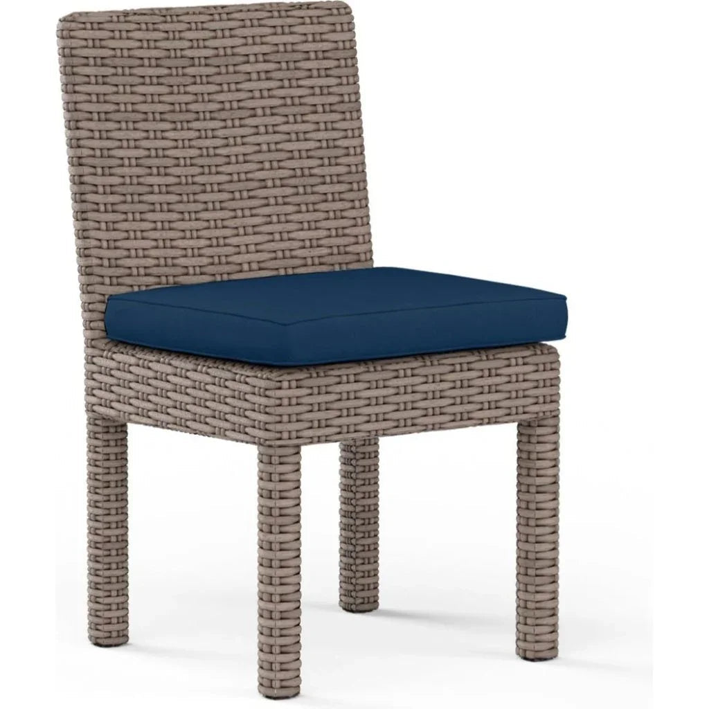 Coronado Sunbrella Armless Outdoor Dining Chair 2PC