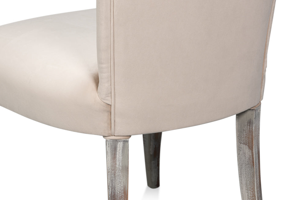 Sarreid Cortina Fabric Armless Dining Chair 2PC