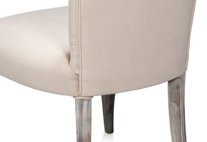 Sarreid Cortina Fabric Armless Dining Chair 2PC