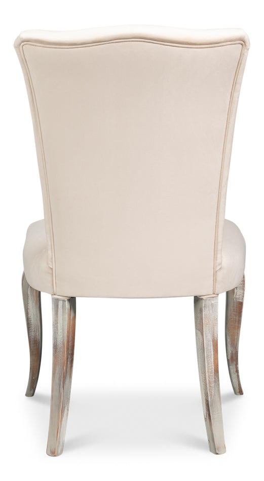 Sarreid Cortina Fabric Armless Dining Chair 2PC