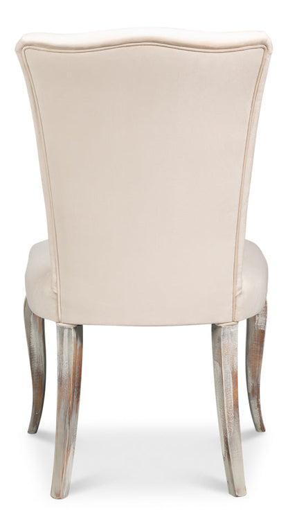 Sarreid Cortina Fabric Armless Dining Chair 2PC