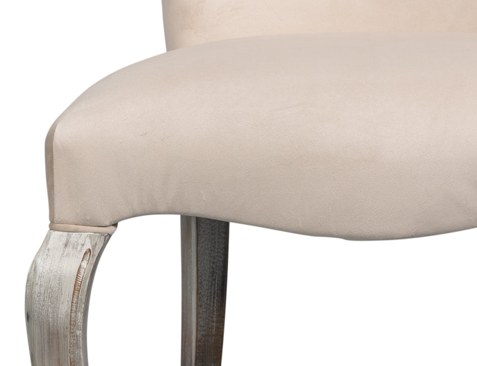 Sarreid Cortina Fabric Armless Dining Chair 2PC