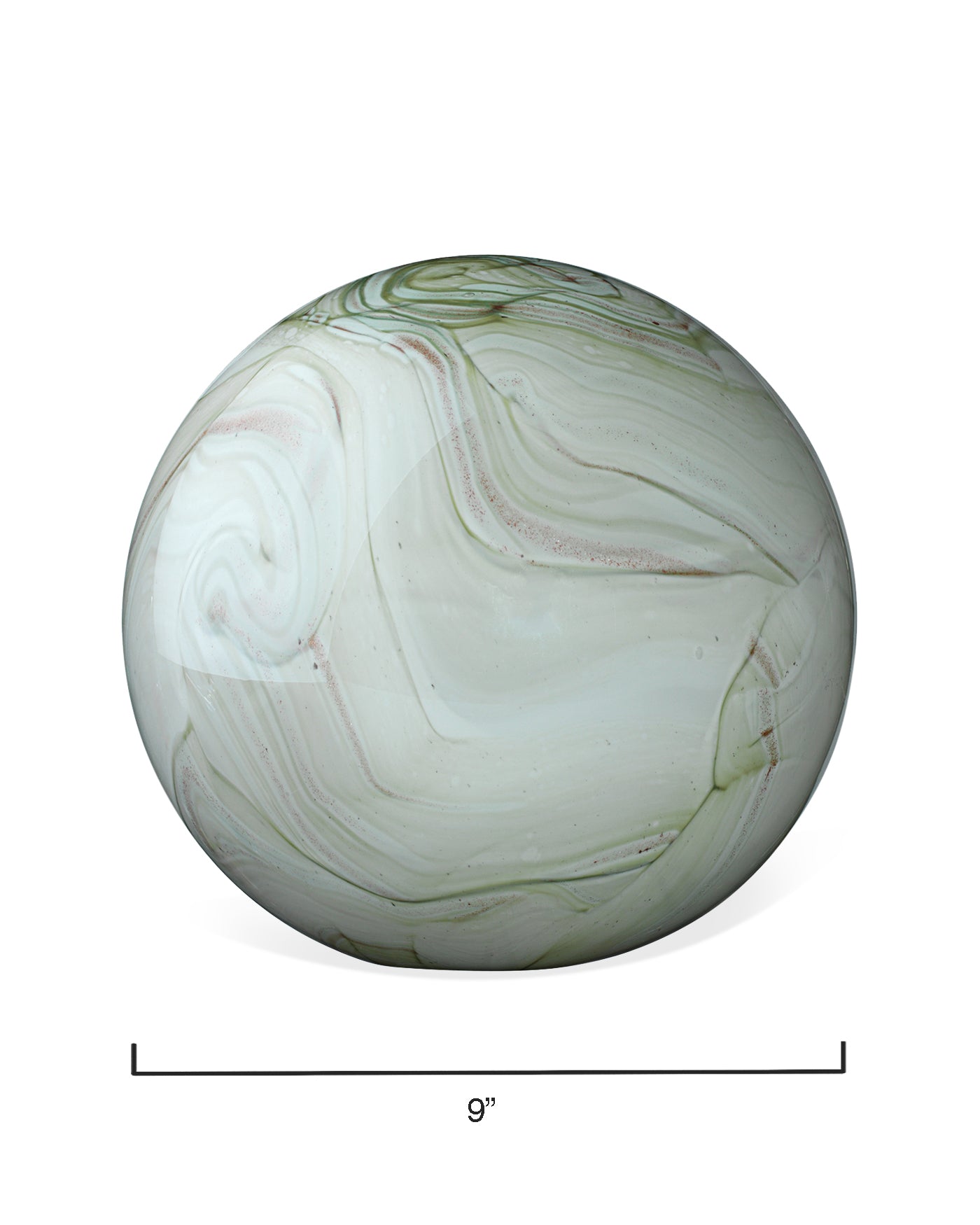 Cosmos Glass Balls - Green-Statues & Sculptures-Jamie Young-Sideboards and Things