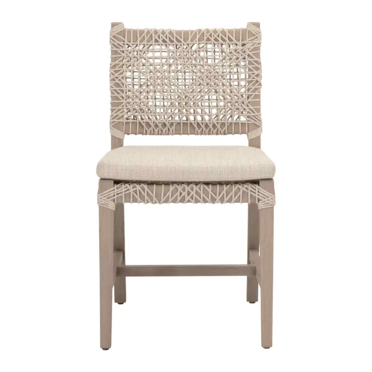 Costa Olefin Fabric Outdoor Dining Chair 2PC