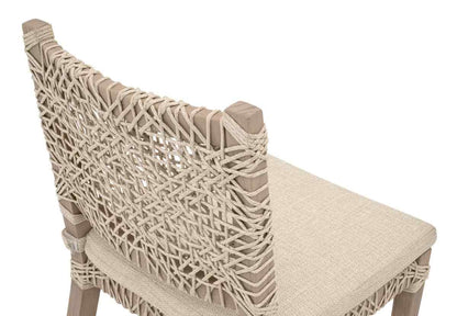 Costa Olefin Fabric Outdoor Dining Chair 2PC