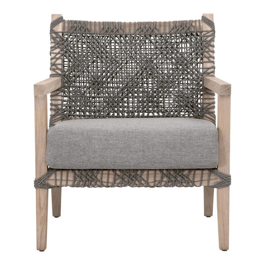Essentials For Living Costa Outdoor Club Chair Gray Teak
