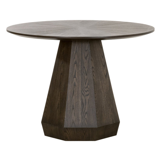 Coulter 42" Round Dining Table Brown Ash-Dining Tables-Essentials For Living-Sideboards and Things