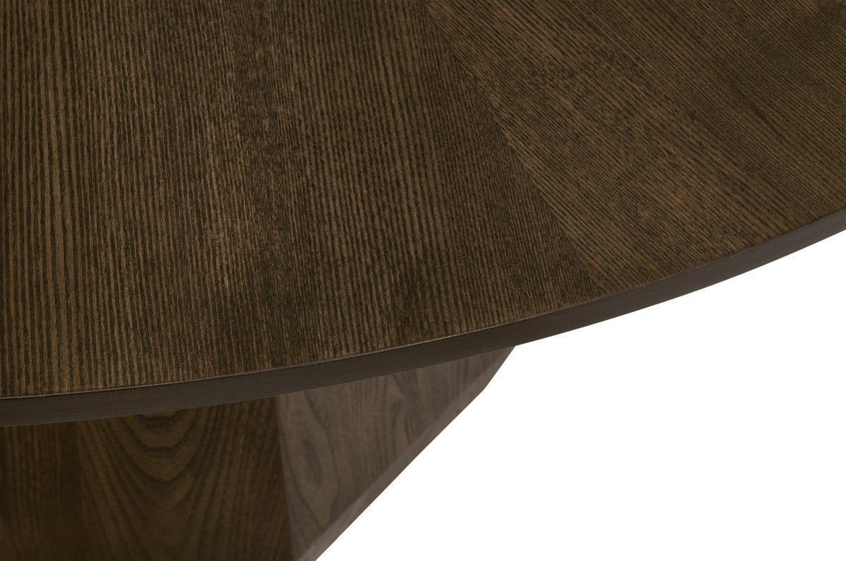 Coulter 54" Round Dining Table Brown Ash-Dining Tables-Essentials For Living-Sideboards and Things