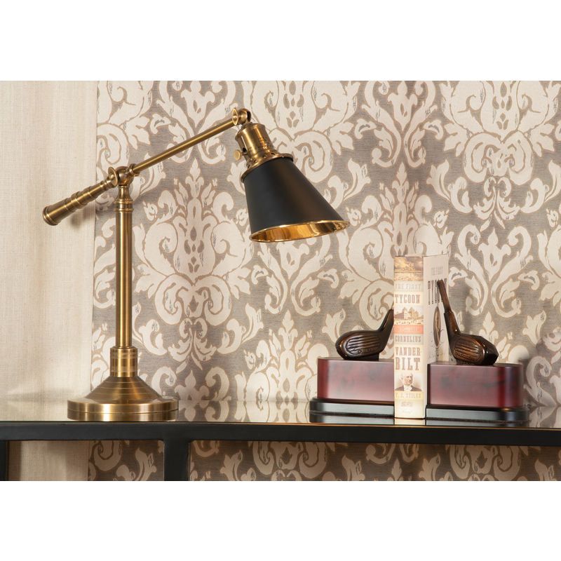 Wildwood Counterweight Solid Brass Desk Lamp