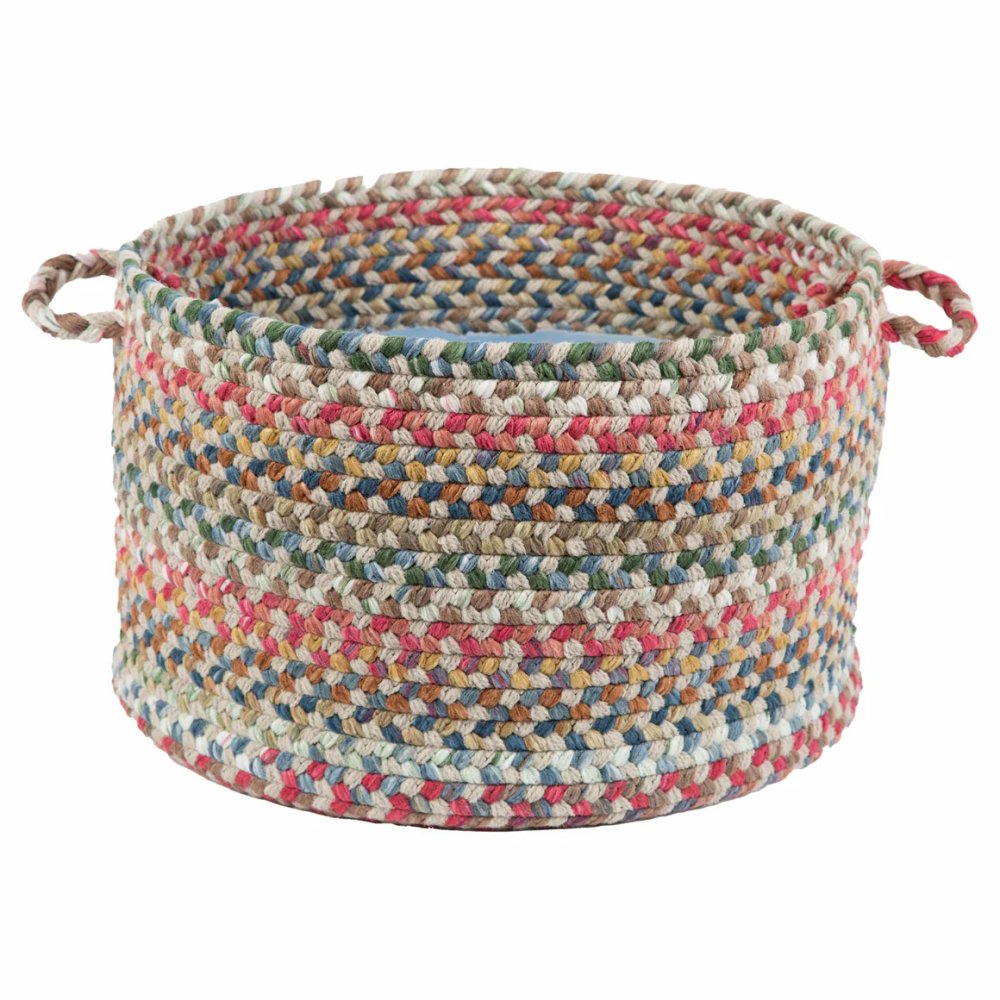 Rhody Rug Country Jewel Braided Handmade Outdoor Basket