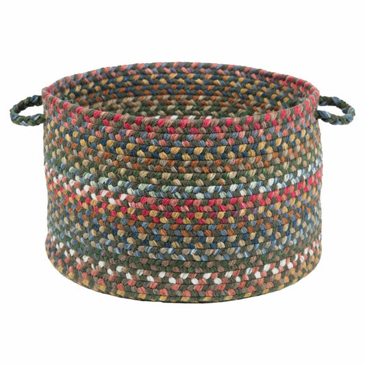 Rhody Rug Country Jewel Braided Handmade Outdoor Basket