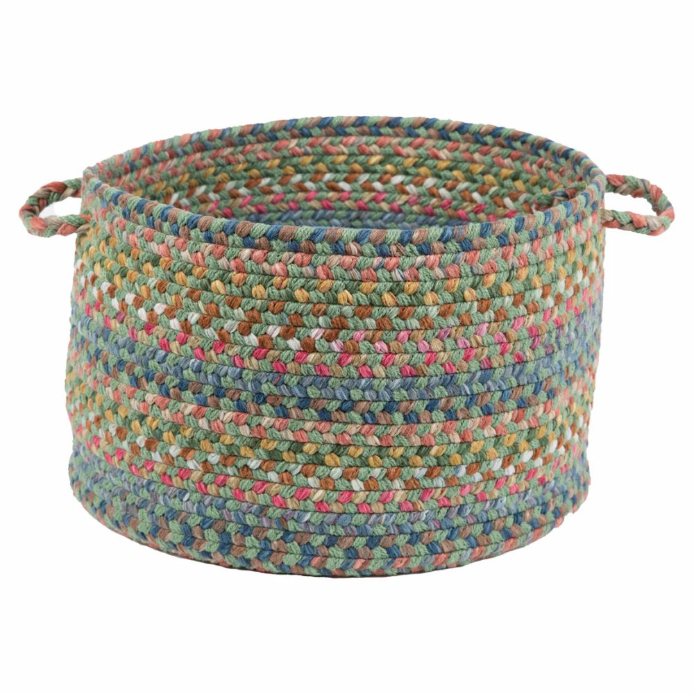 Rhody Rug Country Jewel Braided Handmade Outdoor Basket