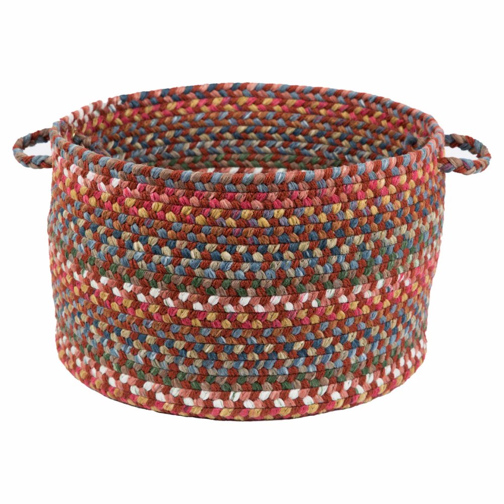Rhody Rug Country Jewel Braided Handmade Outdoor Basket